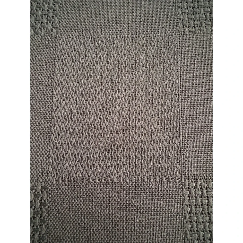 Vintage Kemp & Beatley Holiday Folio Tablecloth Green Textured Check 52